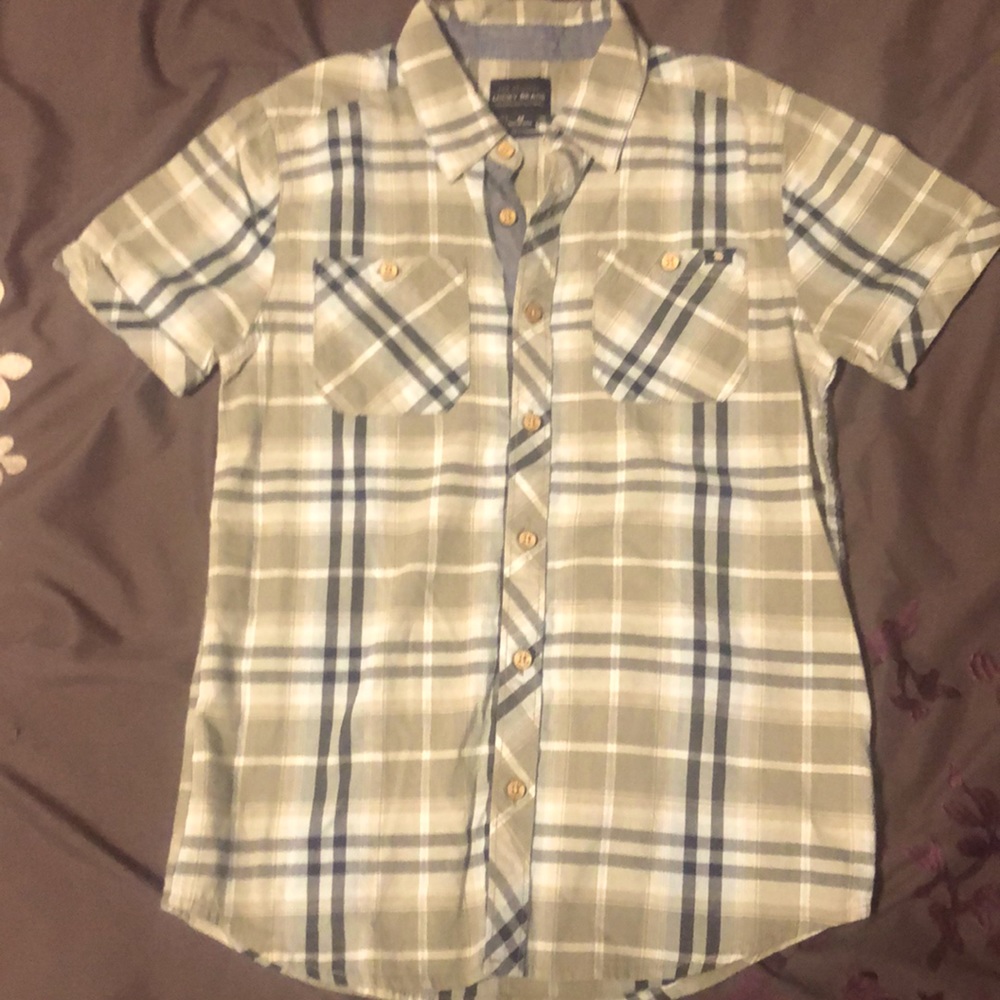 Lucky Brand button down short sleeve shirt